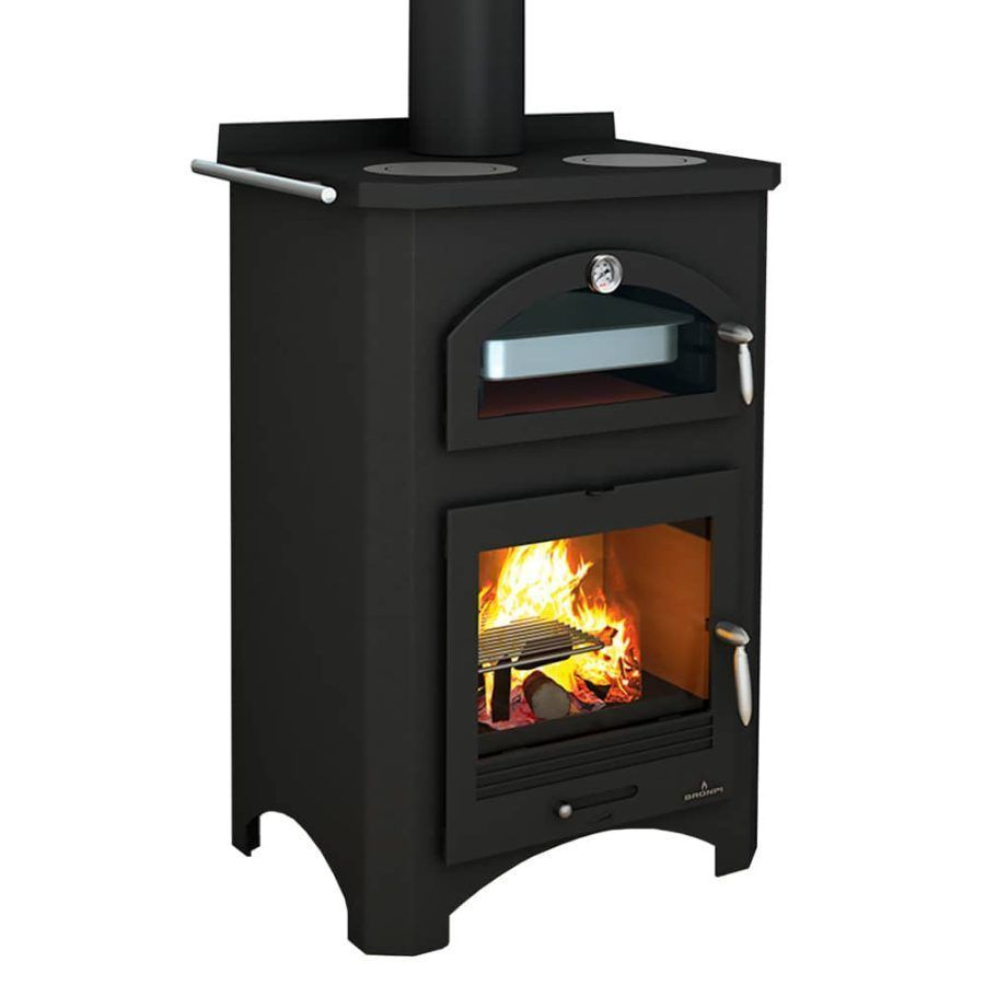Bronpi Estufa cocina y horno de leña Monza 14 Kw