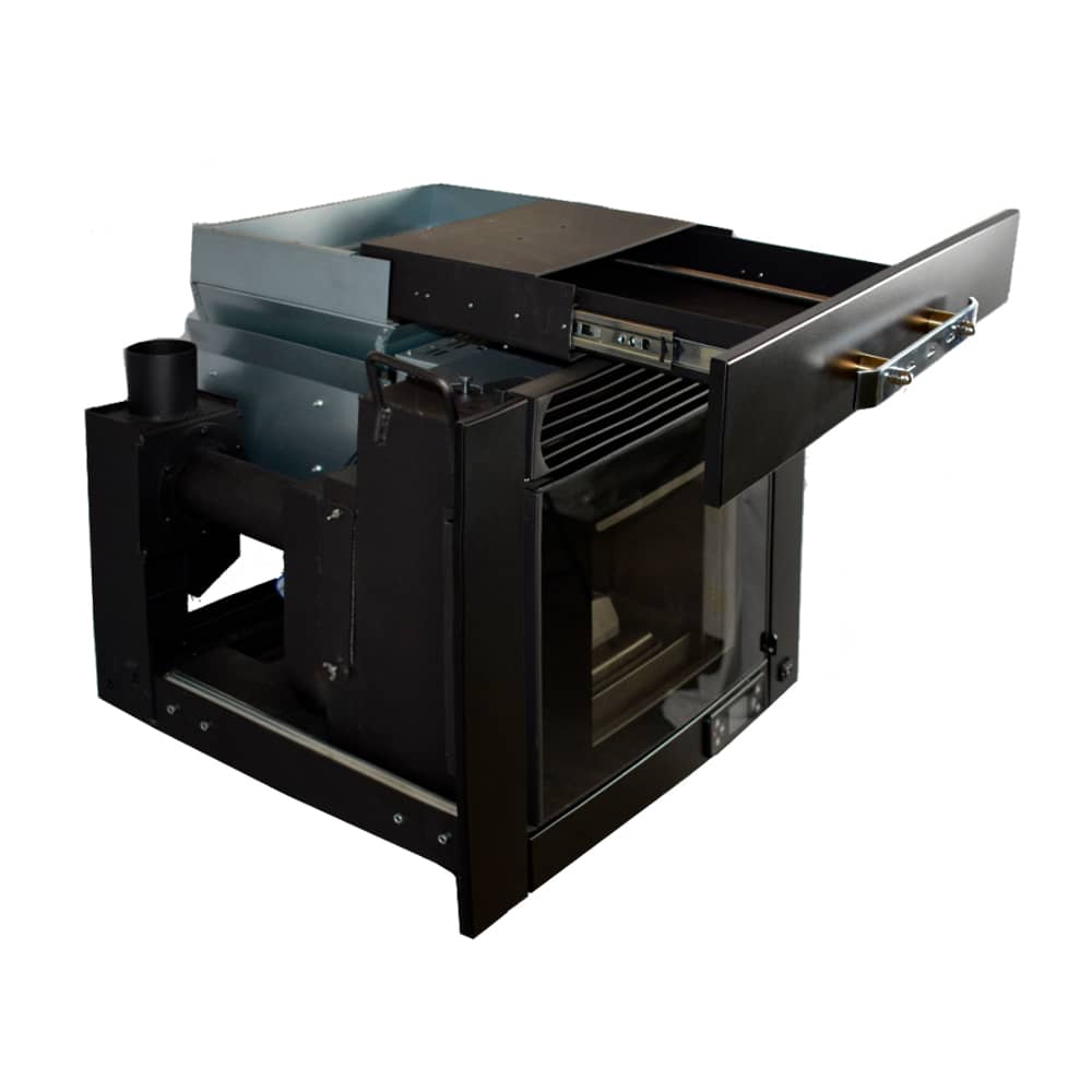 Enervill estufa de pellets Insertable Ulises 12 Kw - Imagen 2