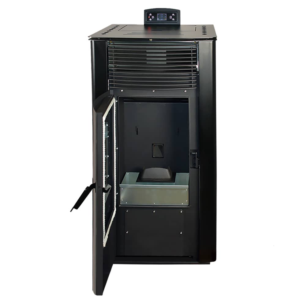 Enervill estufa de pellets Canalizable Vulcano 16 Kw - Imagen 3