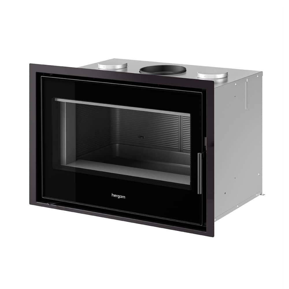 Chimenea insertable de leña C16 80 8kw marca Hergom