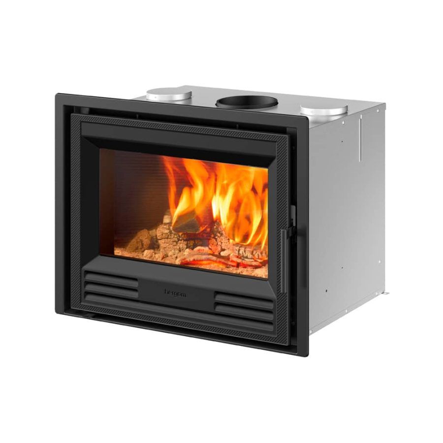 Hergom Chimenea insertable de leña Serie C3/70 8 Kw