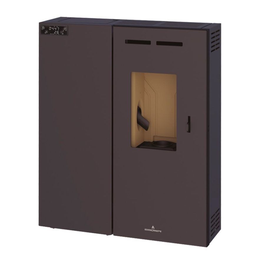 Estufa de Pellets Minerva Slim de 6.8 Kw.