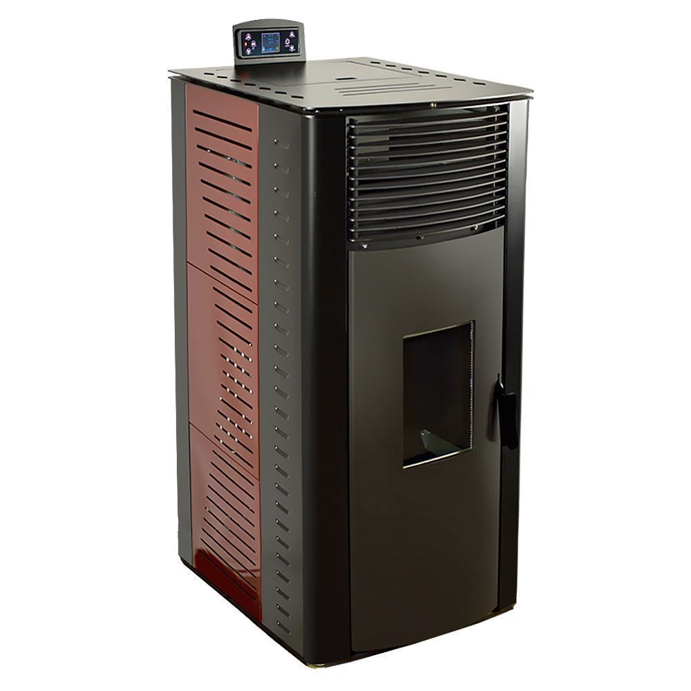 Enervill estufa de pellets Canalizable Vulcano 16 Kw - Imagen 2