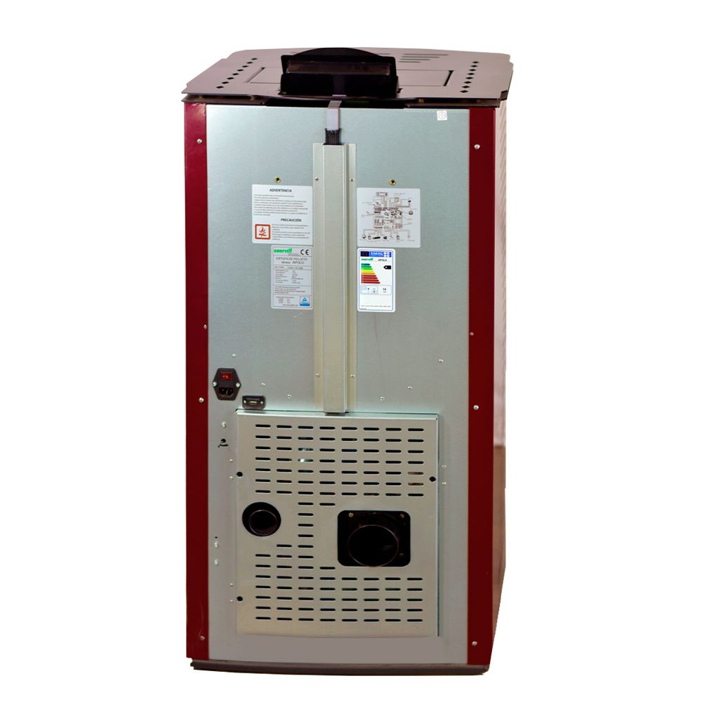 Enervill estufa de pellets Apolo 14 Kw - Imagen 3
